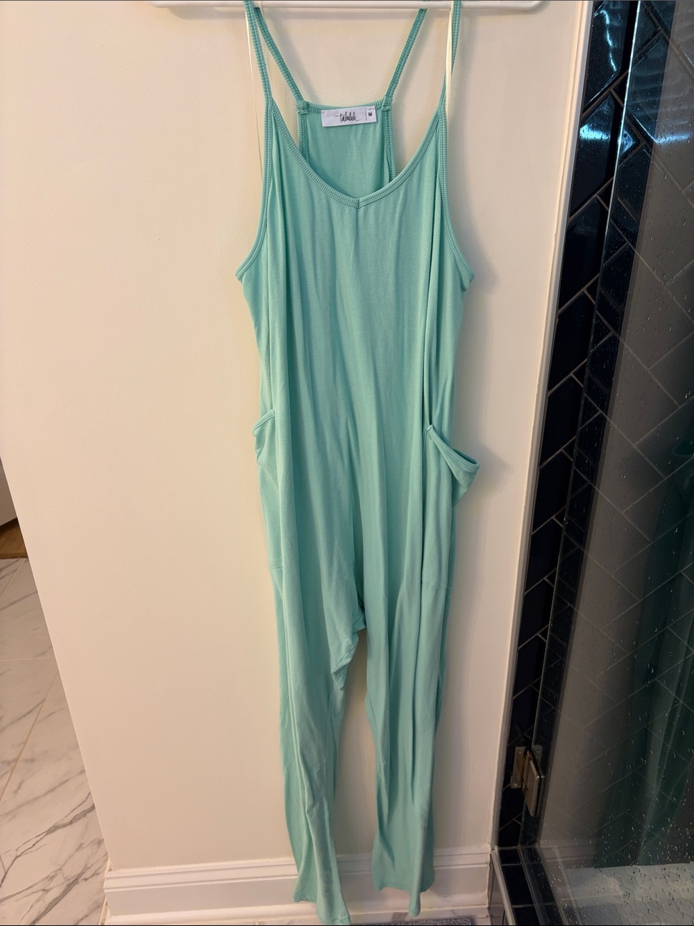 TALULAH Mint Green Lightweight Jumpsuit Romper